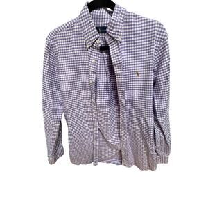 Polo Ralph Lauren Mens Classic Fit Gingham Oxford Shirt